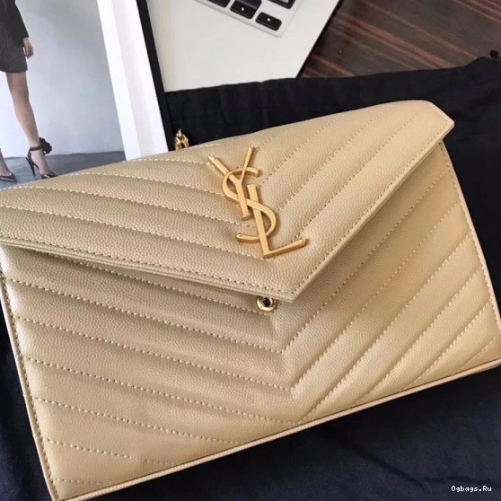 CHAIN MATELASSÉ YSL WALLET CASSANDRE 0809